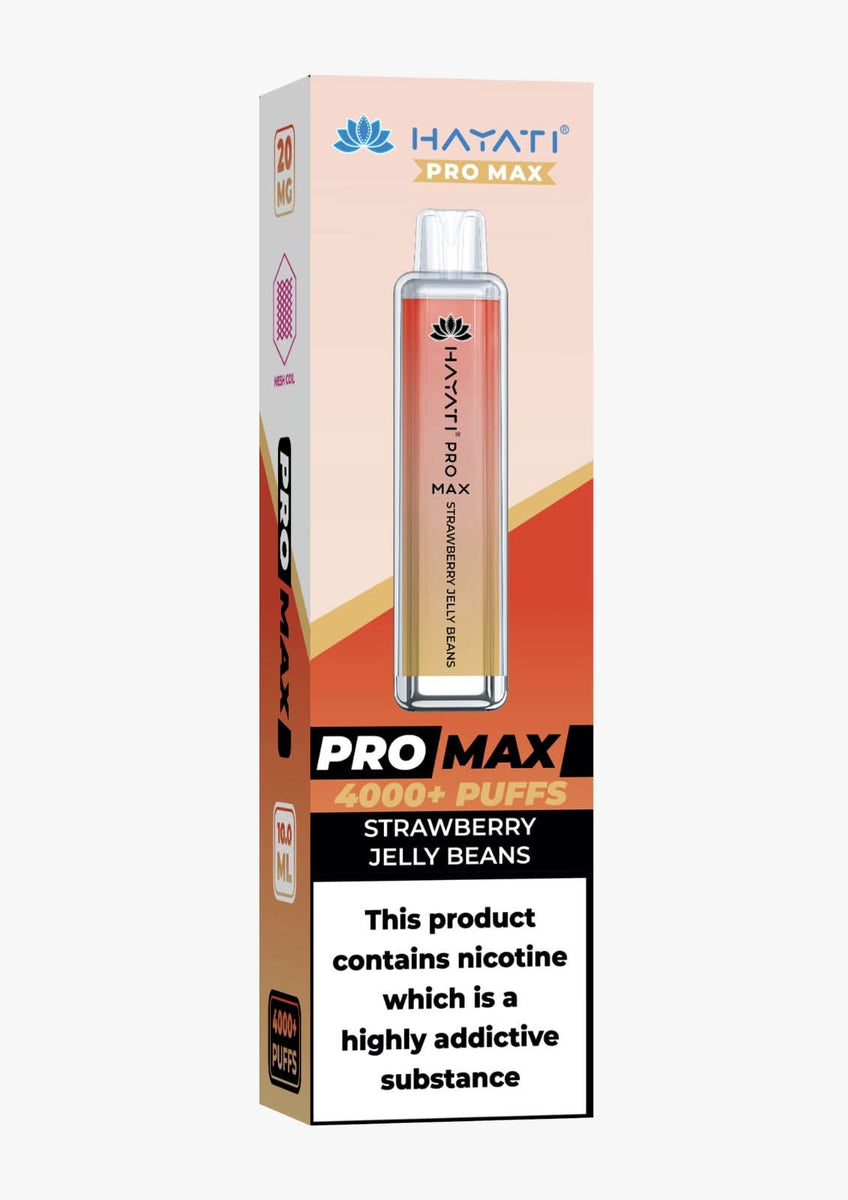 Strawberry Jelly Beans Crystal Pro Max 4000 Vape Box of 10 Strawberry Jelly Beans Crystal Pro Max 4000 Vape Box of 10