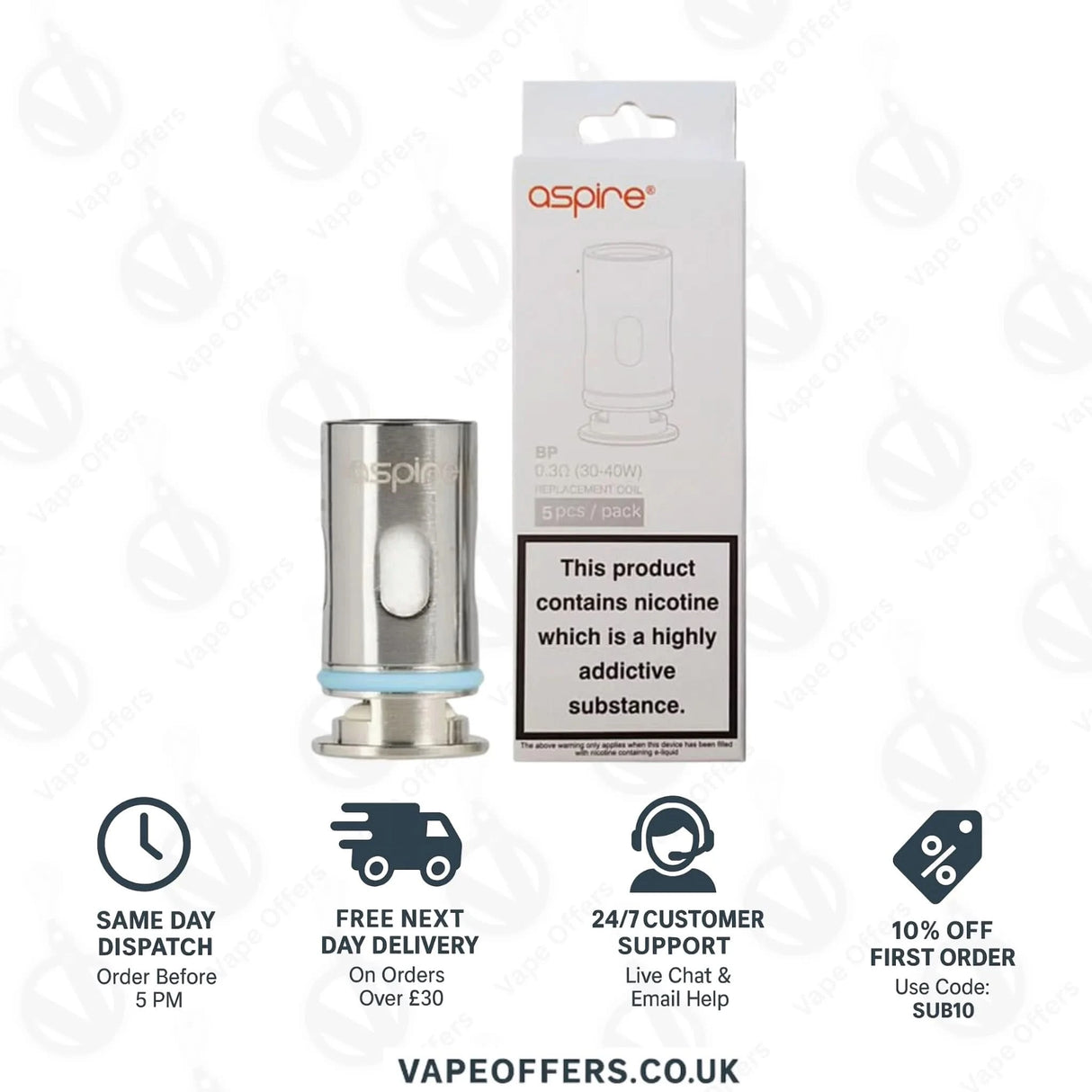 Aspire BP60 Replacement Coils