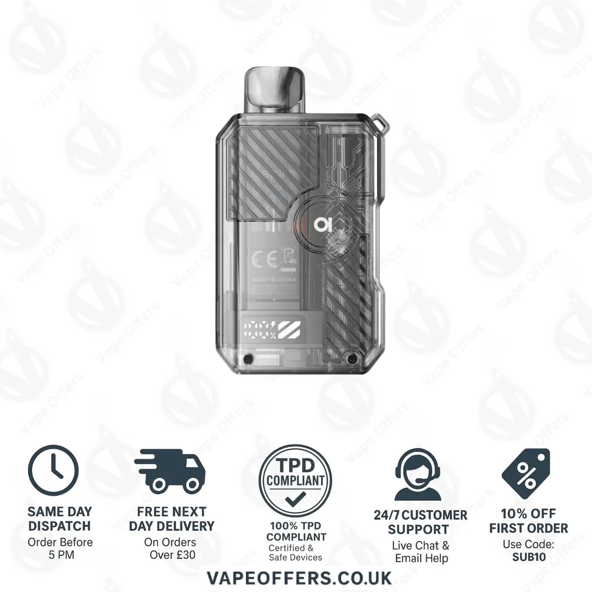 Aspire Gotek X3 Black Pod Kit
