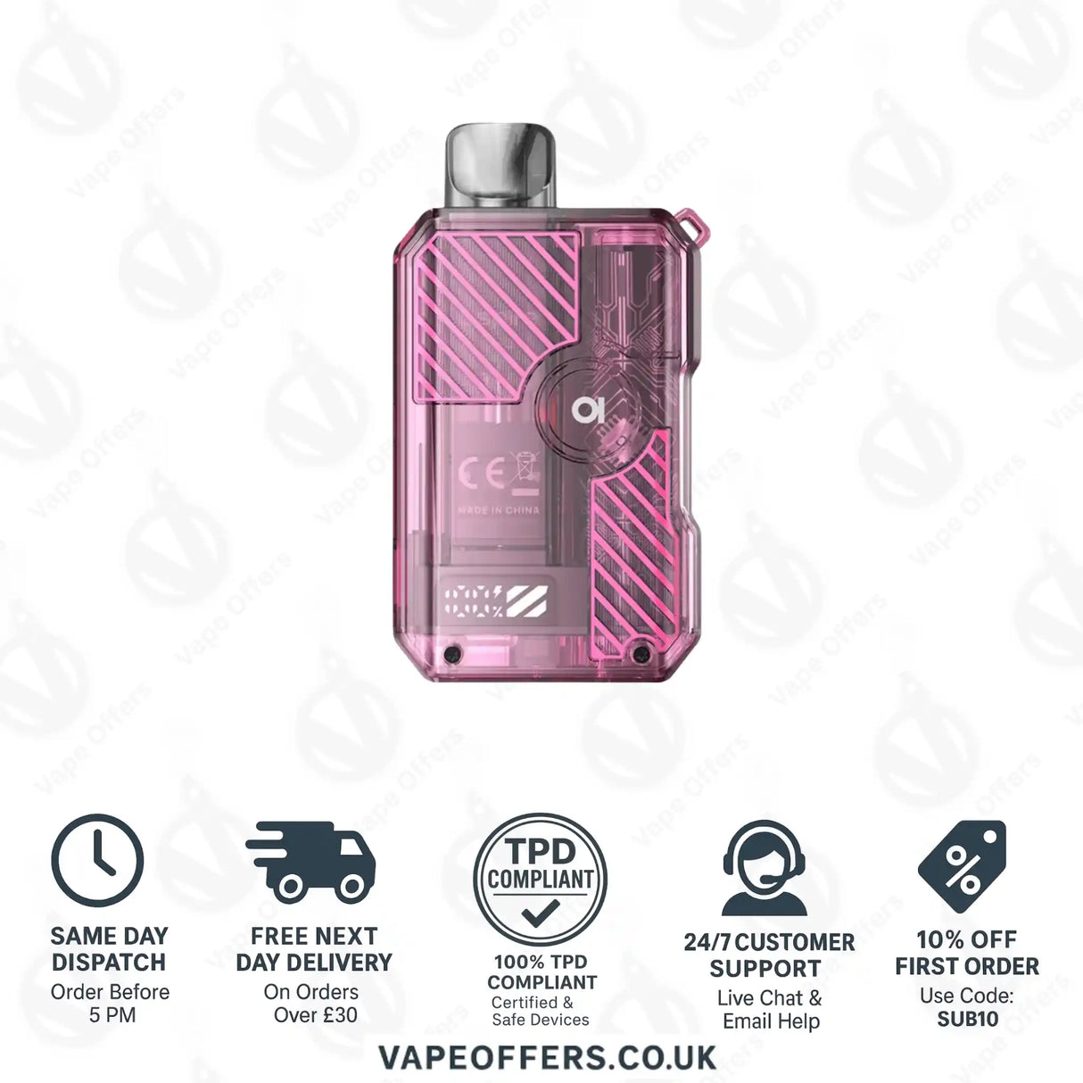 Aspire Gotek X3 Pink Pod Kit
