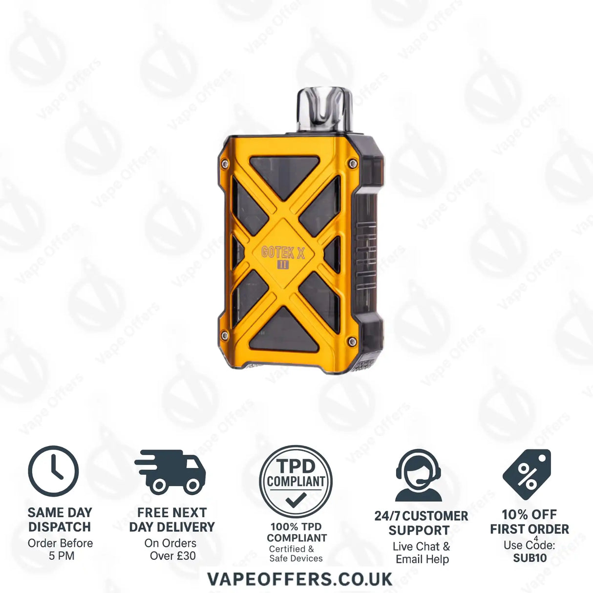 Aspire Gotek X II Pod Kit Gold