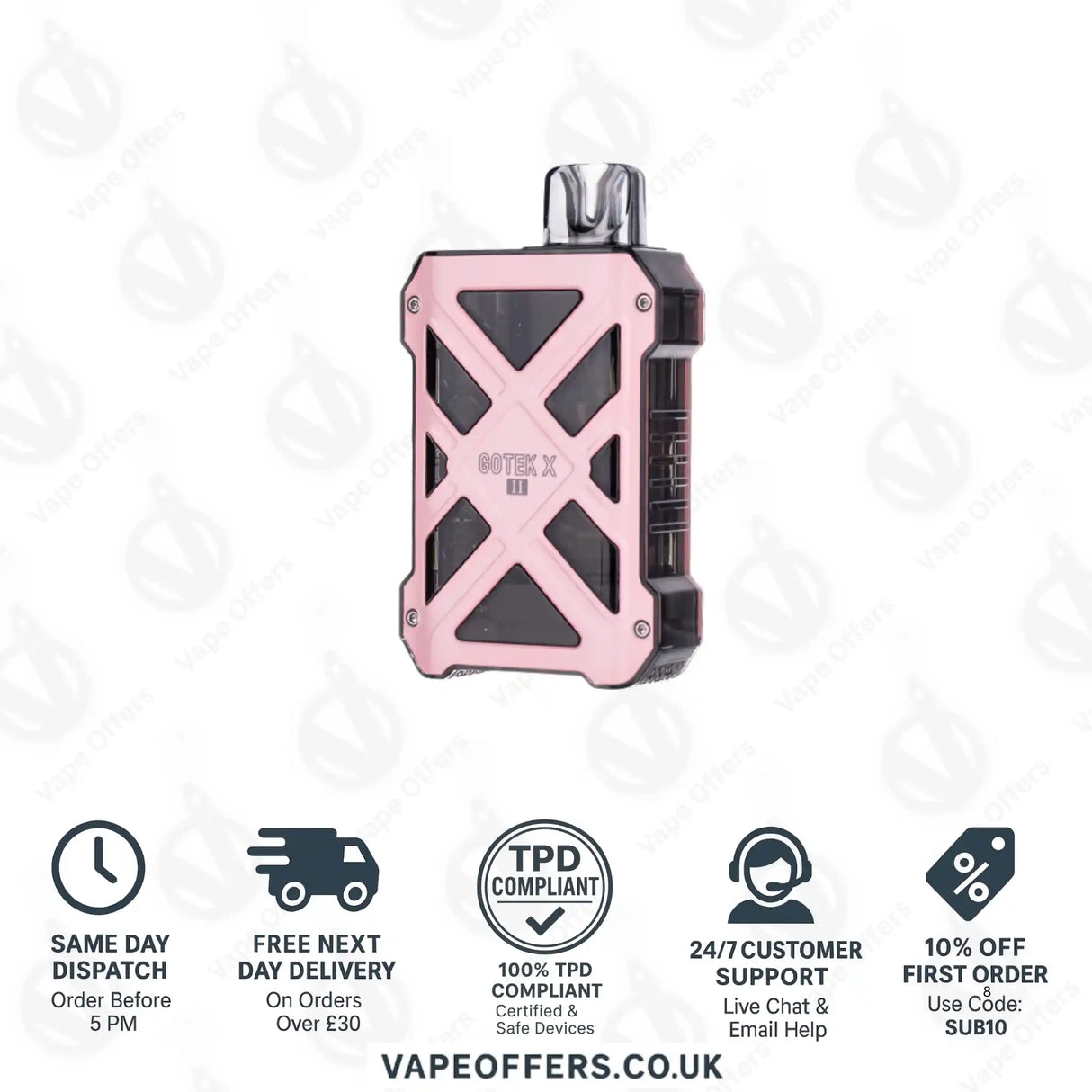 Aspire Gotek X II Pod Kit Pink
