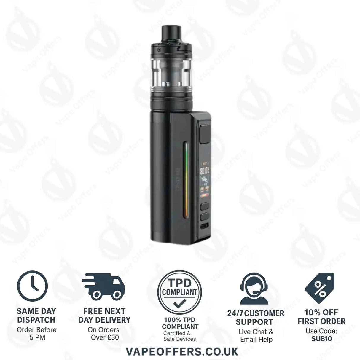 Aspire Zelos M80 Kit Full Black