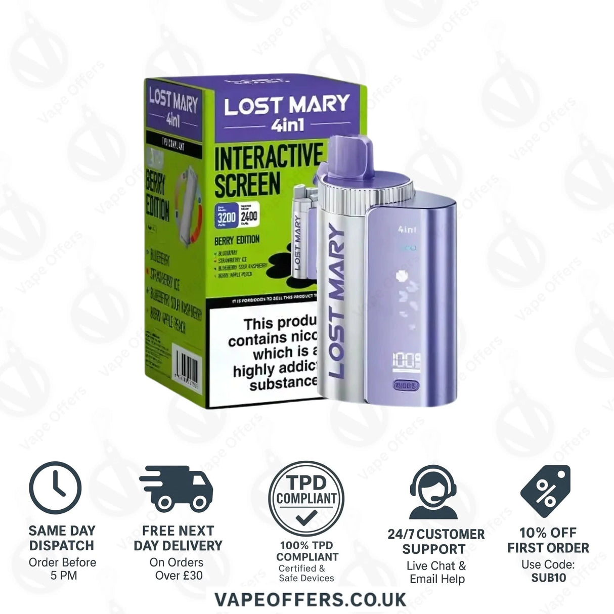 Berry Edition Lost Mary 4 in 1 Prefilled Pod Kit