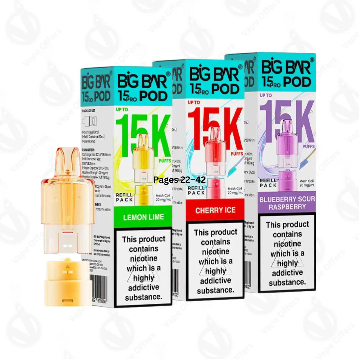 Big Bar 15K Pro Replacement Pod