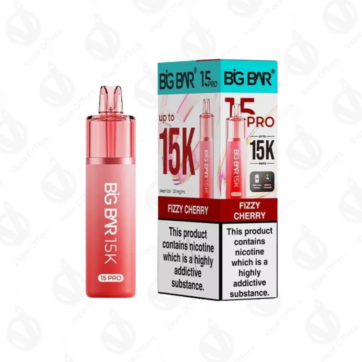 Big Bar 15K Pro Fizzy Cherry Prefilled Pod Kit