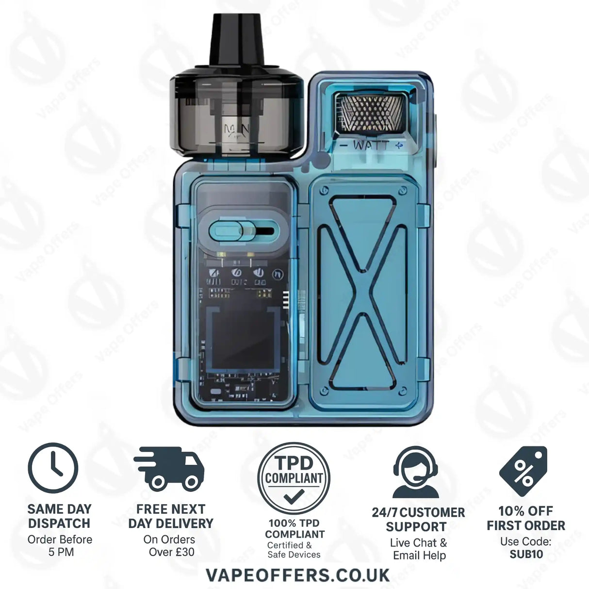 Uwell Crown M Pod Mod Kit - Blue