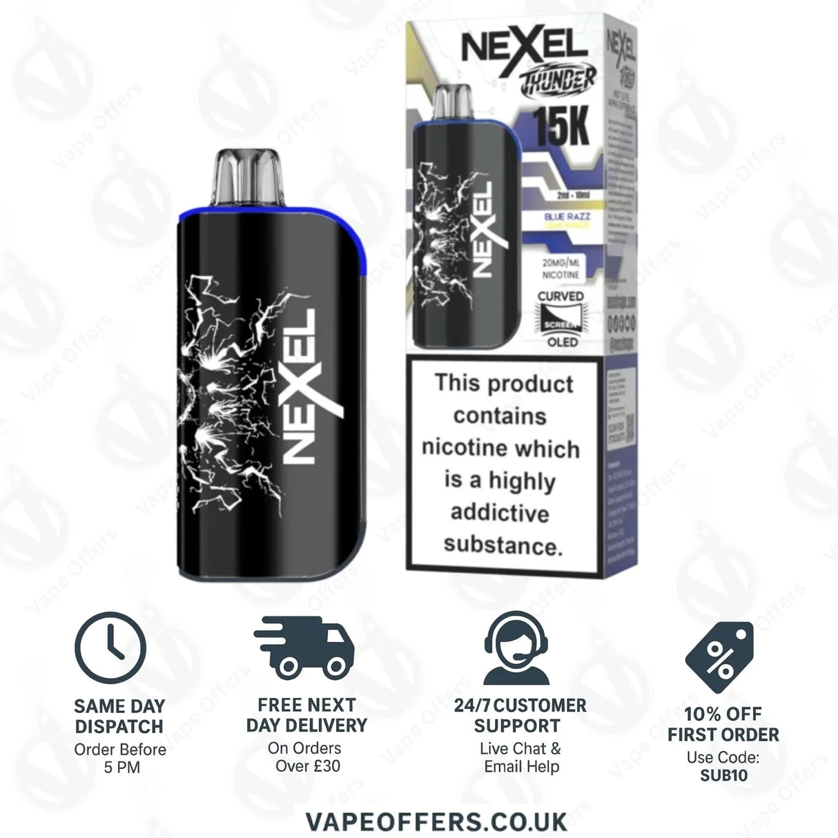 Blue Razz Lemonade – Nexel Thunder 15K