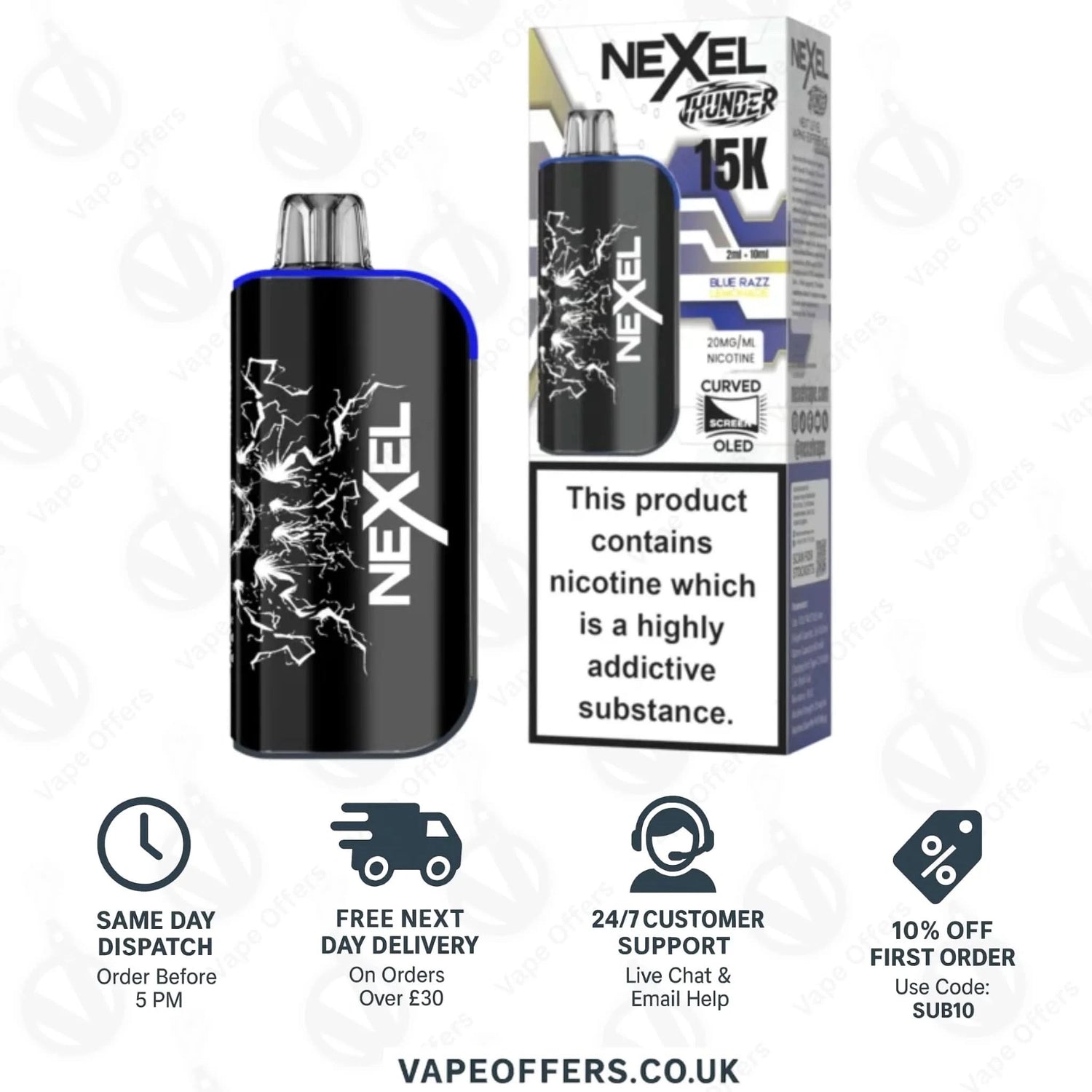 Blue Razz Lemonade – Nexel Thunder 15K