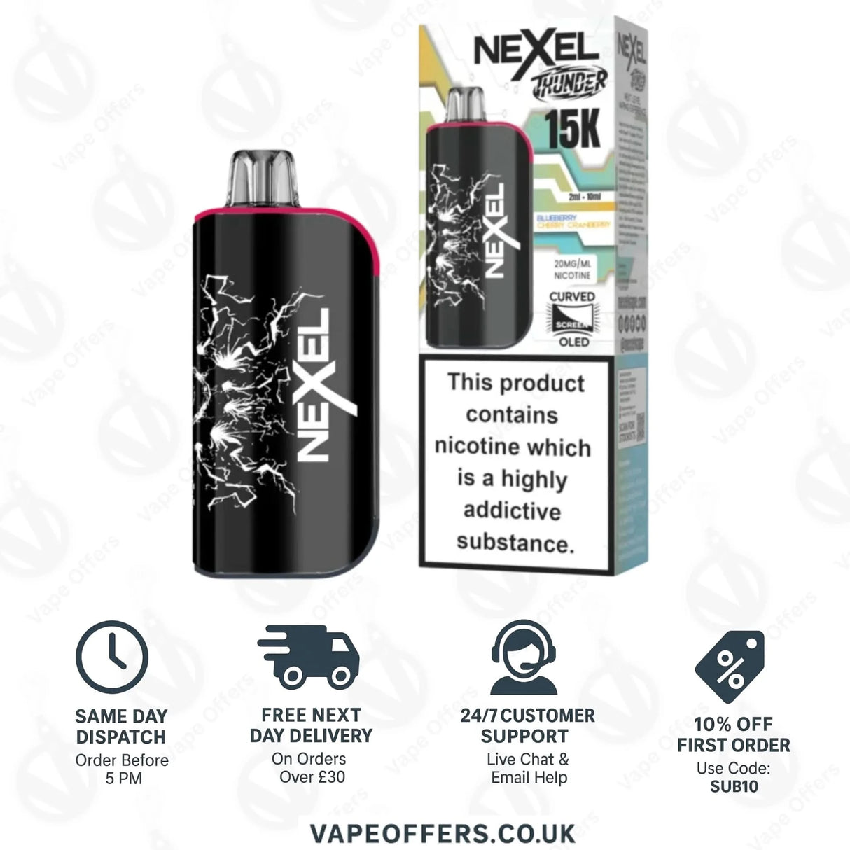 Blueberry Cherry Cranberry – Nexel Thunder 15K