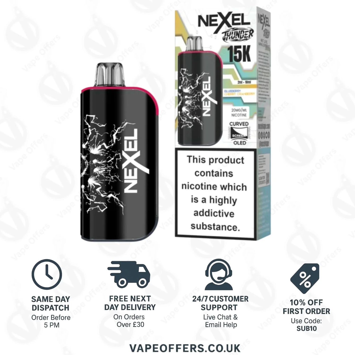 Blueberry Cherry Cranberry – Nexel Thunder 15K