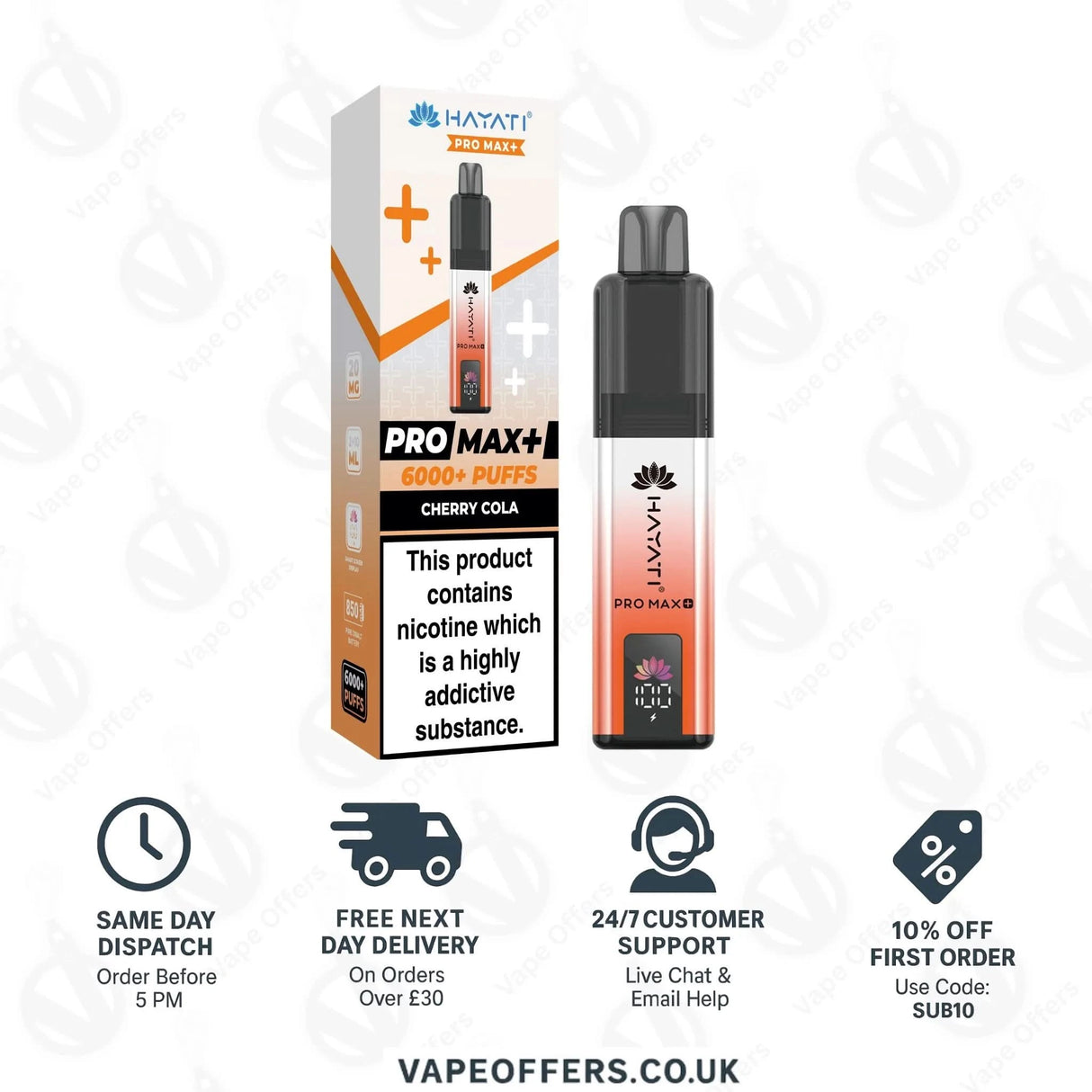 Hayati Pro Max Plus 6000 Pod Kit Cherry Cola