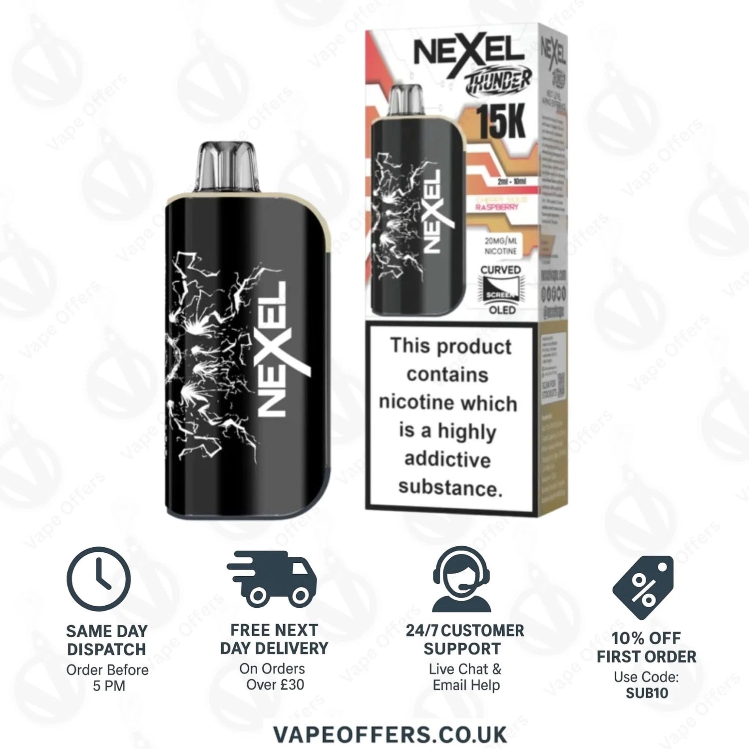 Cherry Sour Raspberry – Nexel Thunder 15K