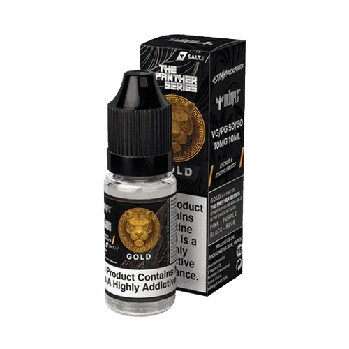 DR VAPES PANTHER - GOLD - LYCHEE & EXOTIC FRUITS - SALTS | Buy 2 Get 1 free
