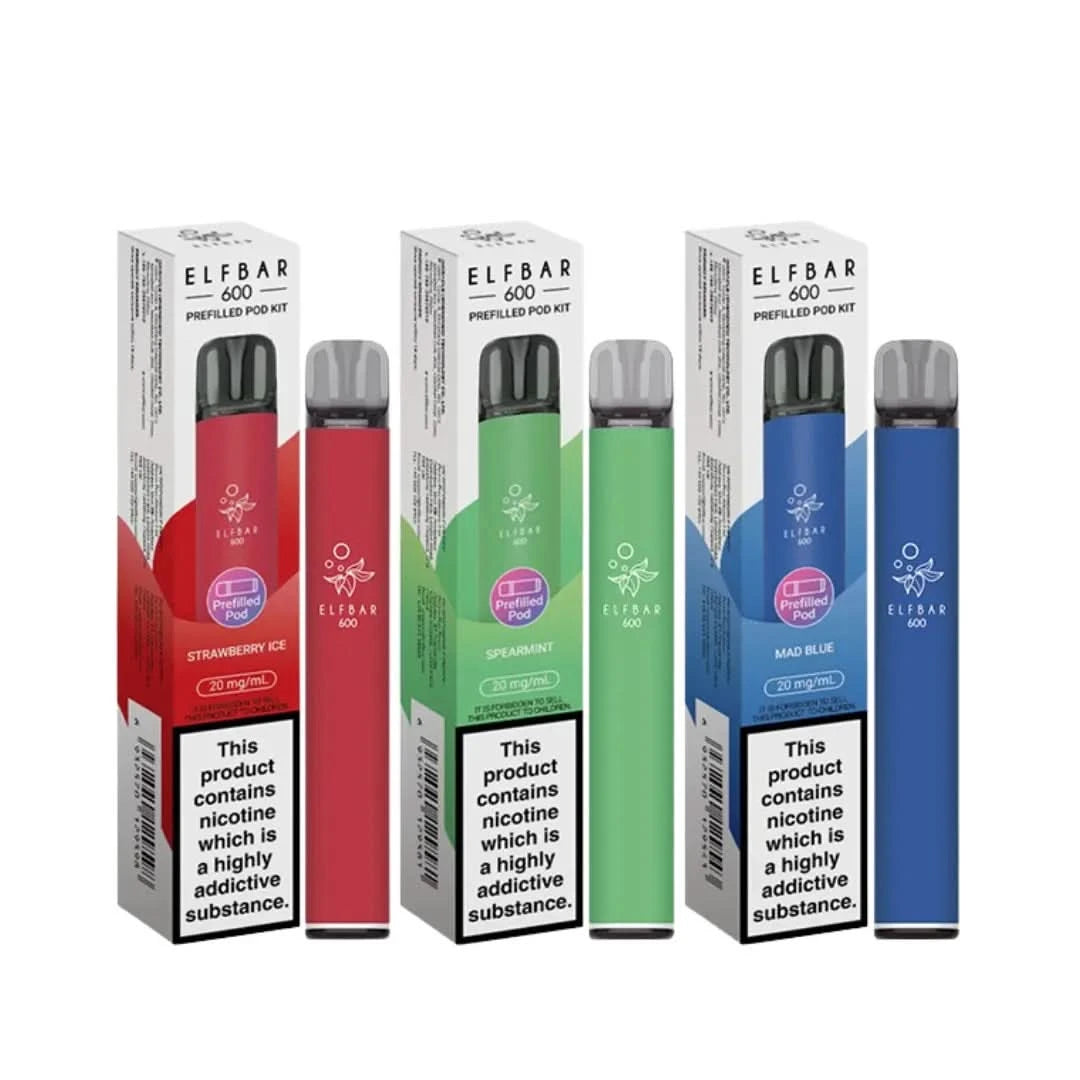 Elf Bar 600 Prefilled Pod Vape Kits