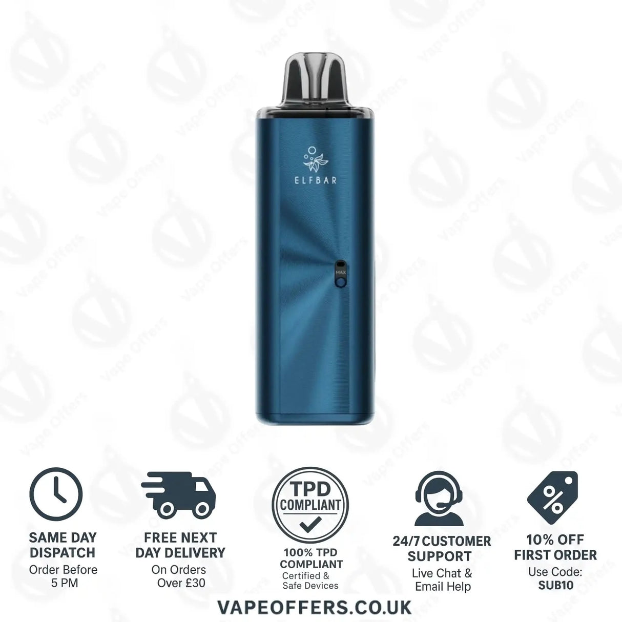 Elf Bar ELFX Mega Pod Kit Navy