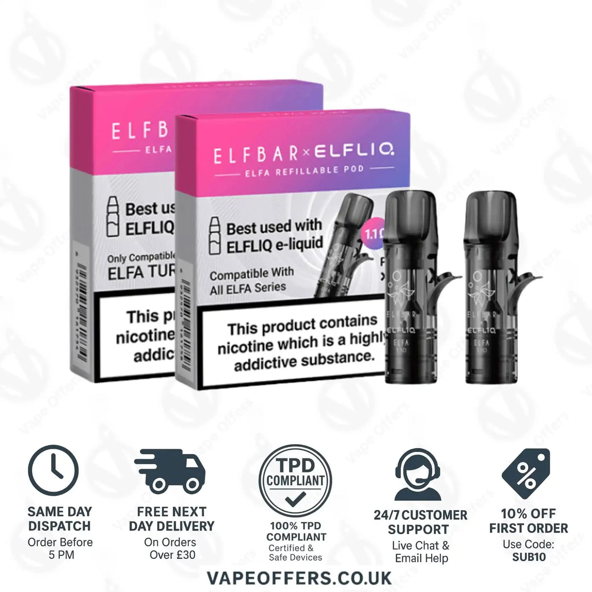 Elfa Turbo Refillable Pods