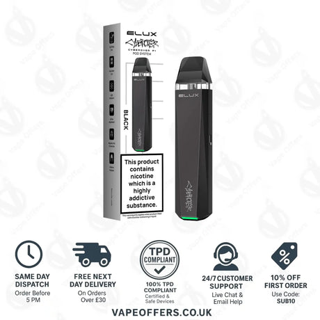 Elux Cyberover P1 Vape Pod Kit Black