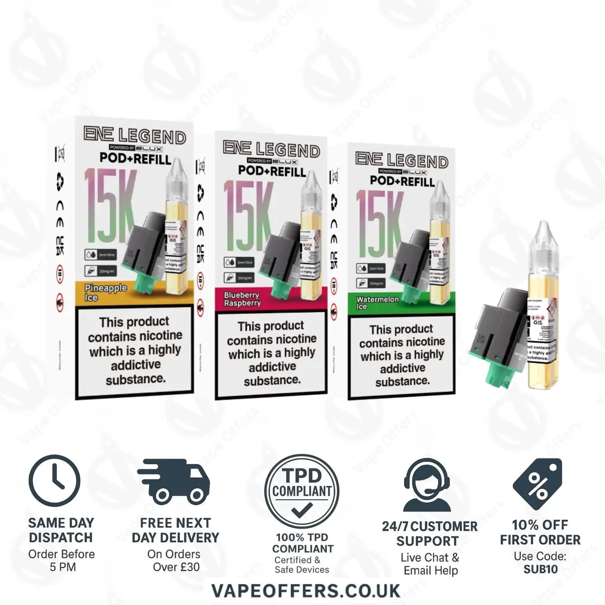 Elux ENE Legend 15k Refill