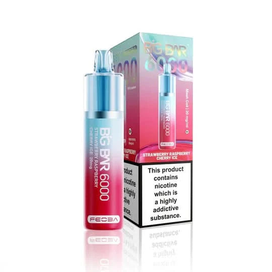 FEOBA Big Bar 6000 Strawberry Raspberry Cherry Ice