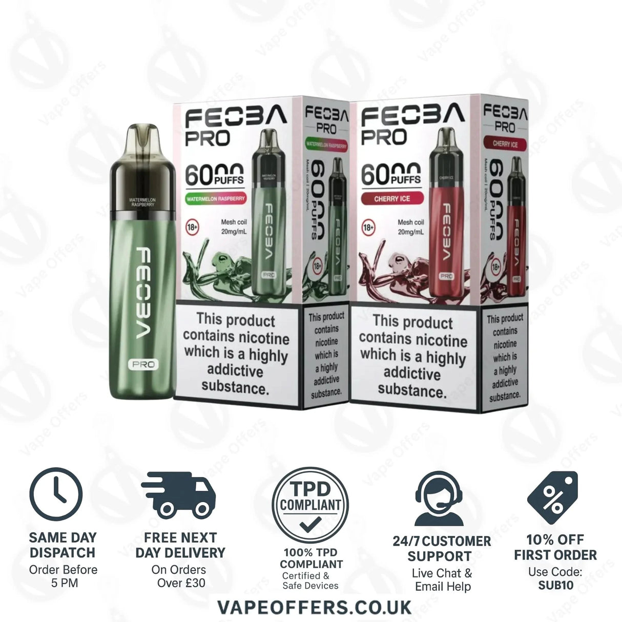 Feoba Pro 6000 Puffs Prefilled Pod Kit