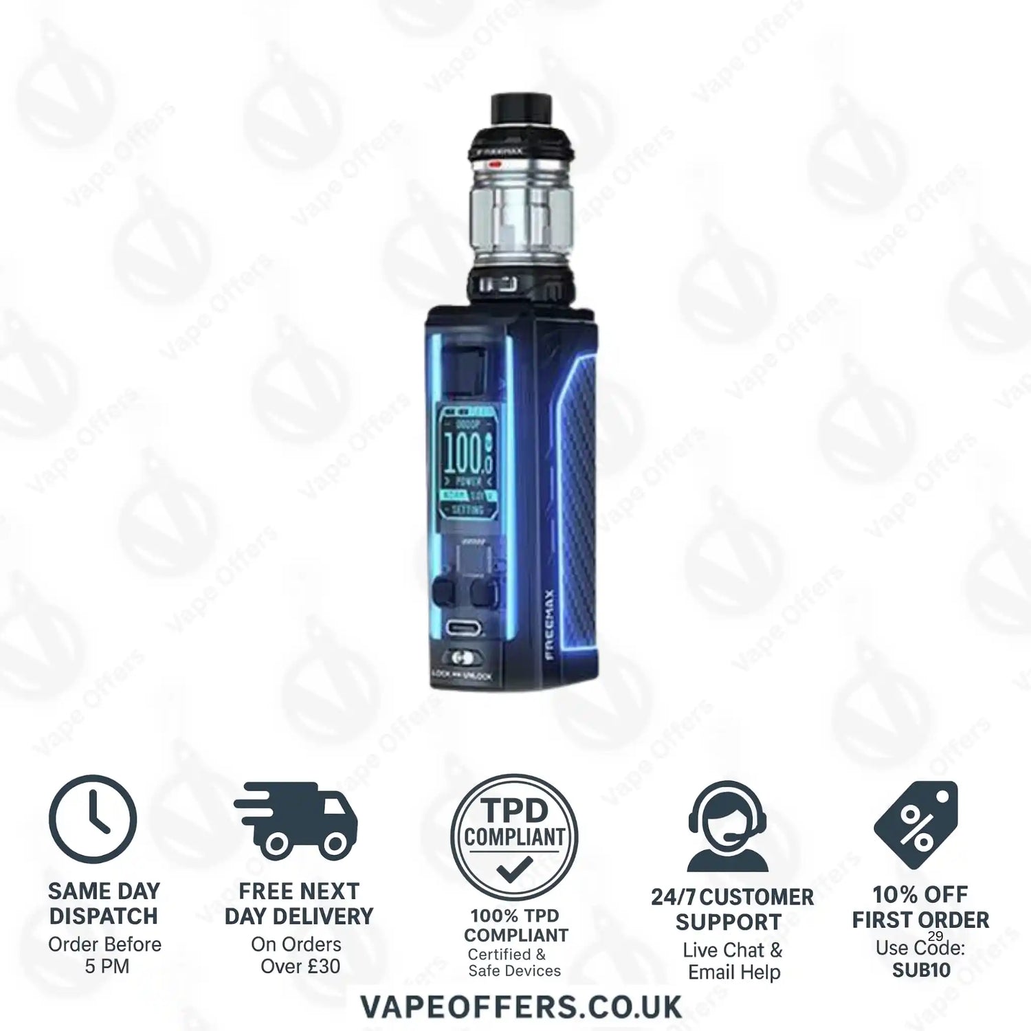 Freemax Maxus 2 200W Vape Kit Black