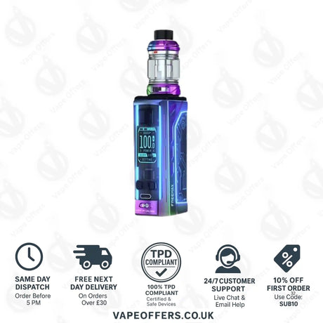 Freemax Maxus 2 200W Vape Kit Rainbow