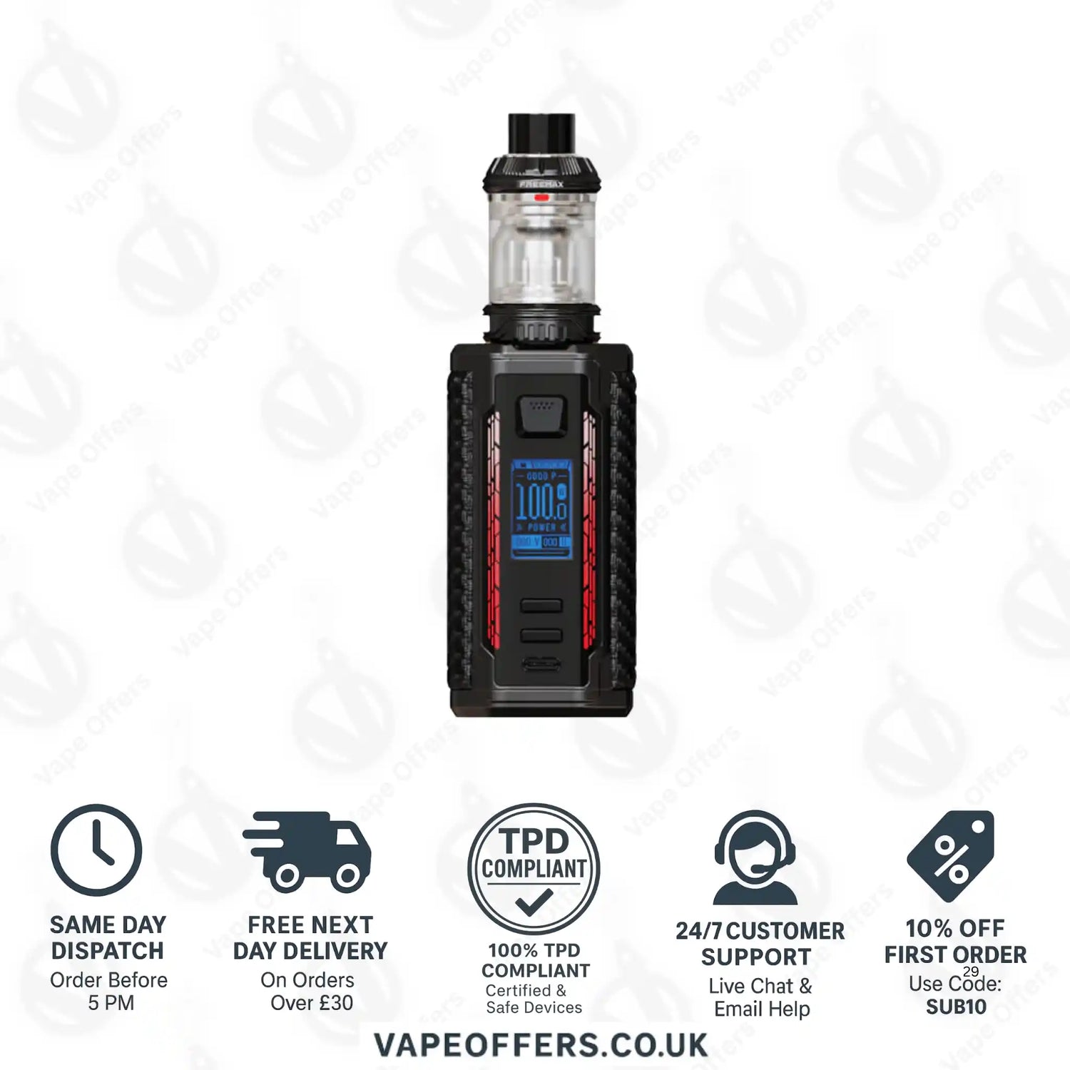 Freemax Maxus 3 200w Kit Balck
