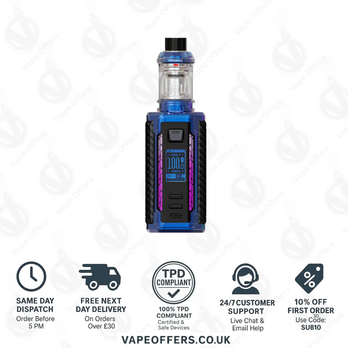 Freemax Maxus 3 200w Kit Blue