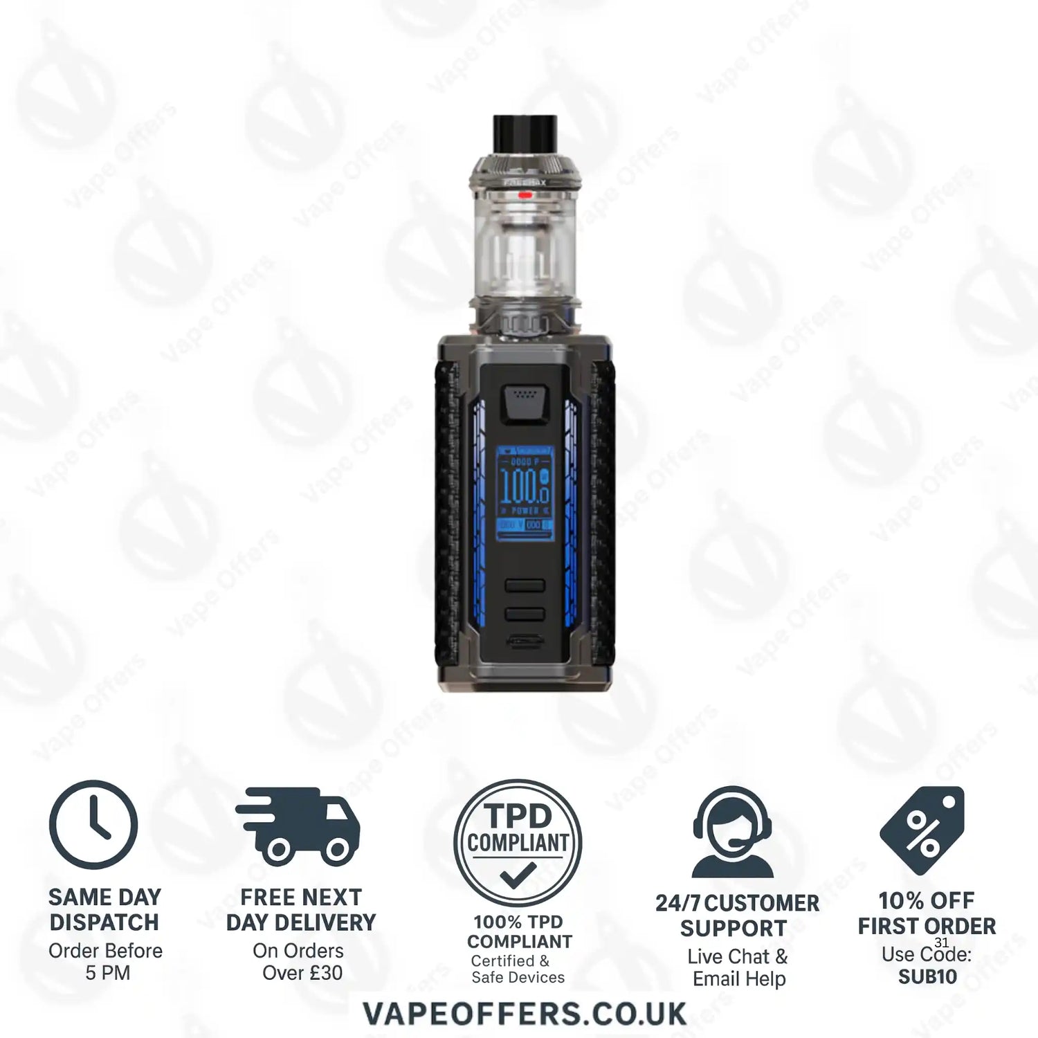 Freemax Maxus 3 200w Kit Gunmetal
