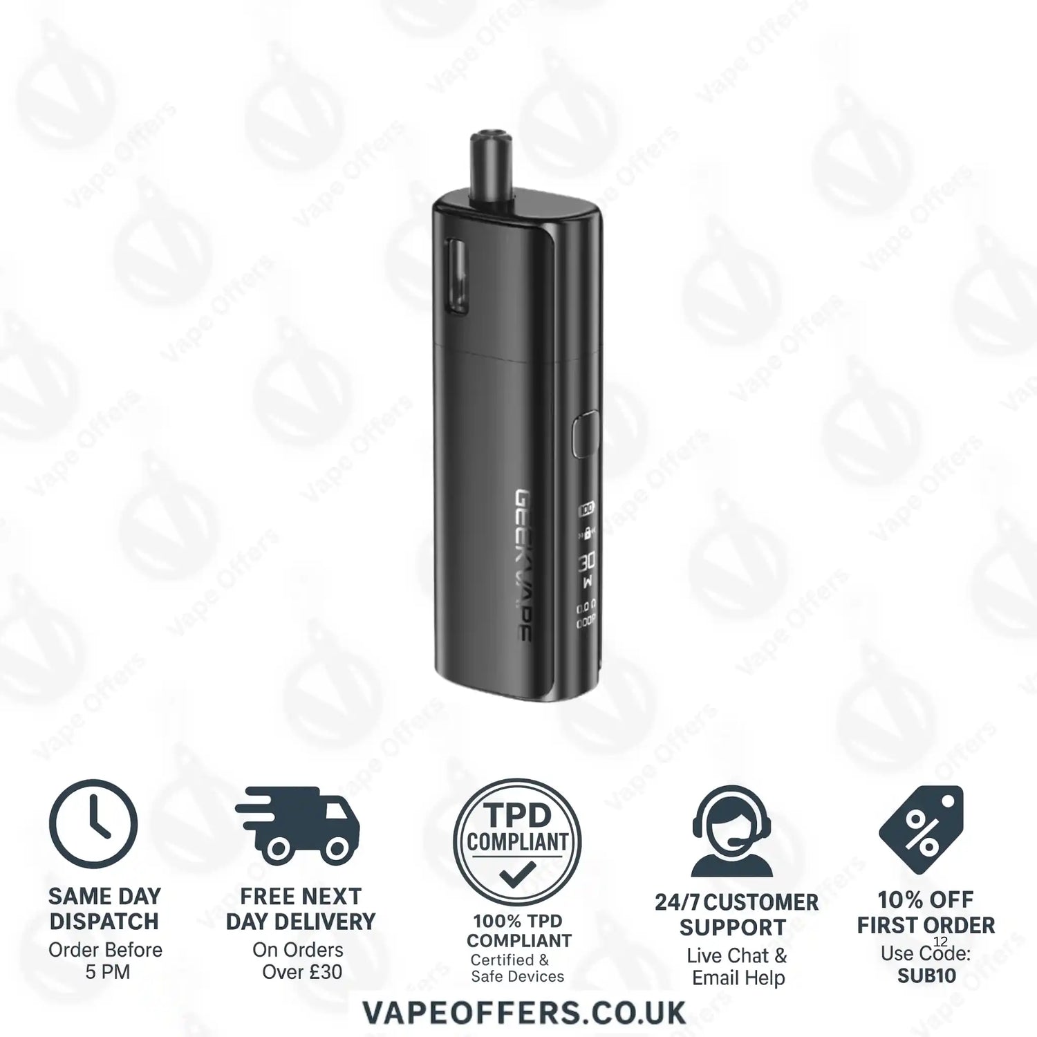 GeekVape Soul 2 Pod Vape Kit Black