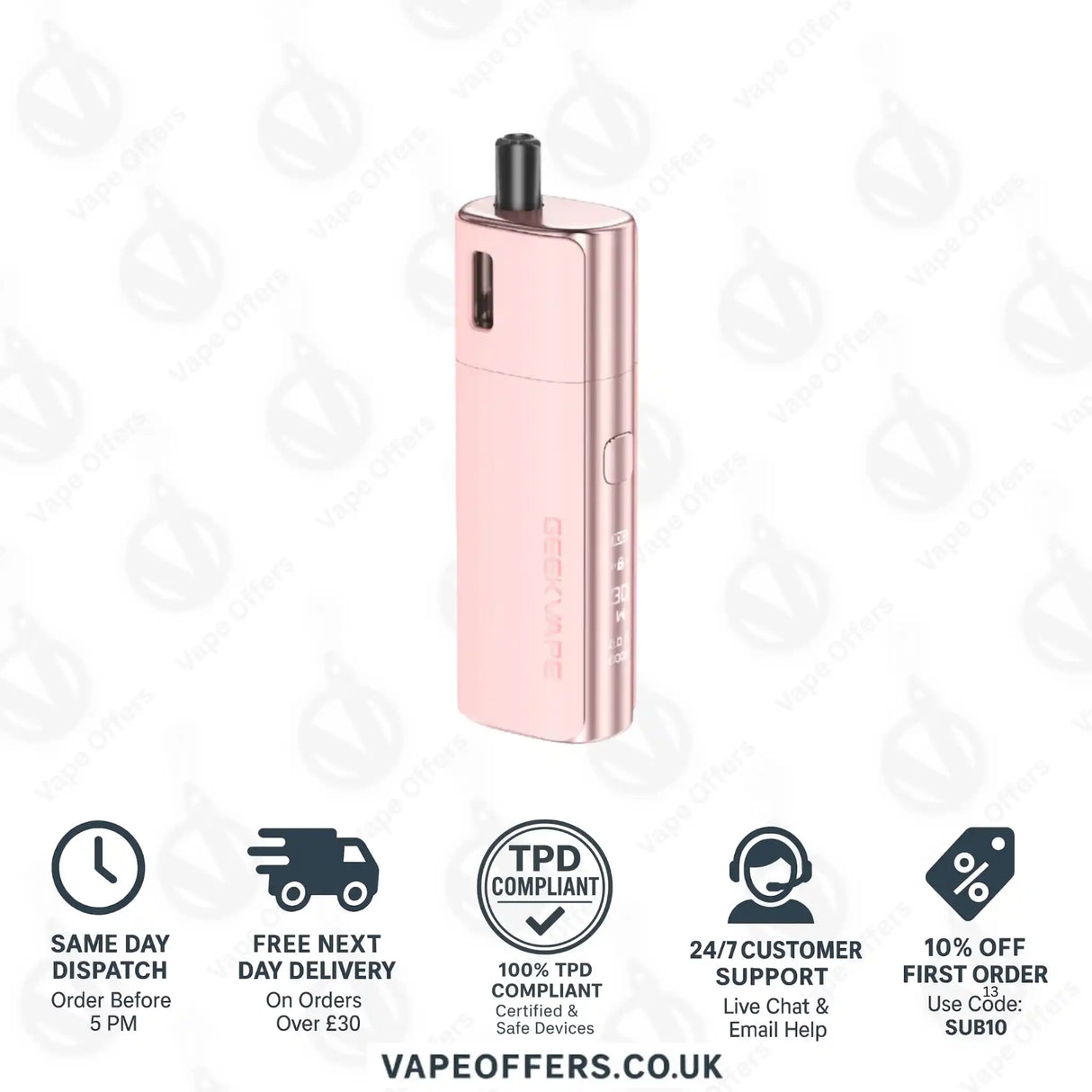 GeekVape Soul 2 Pod Vape Kit Blush Pink