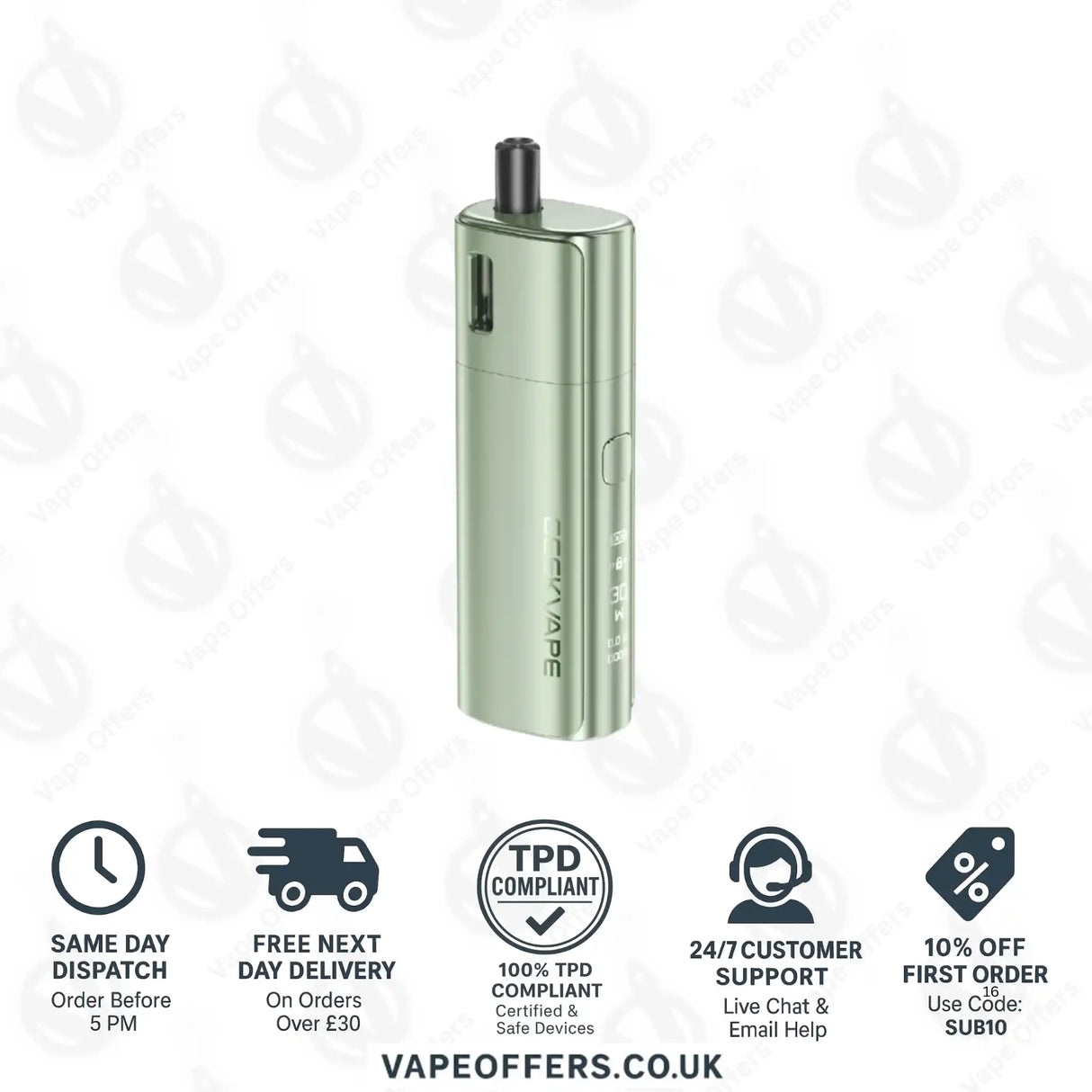 GeekVape Soul 2 Pod Vape Kit Olive Green