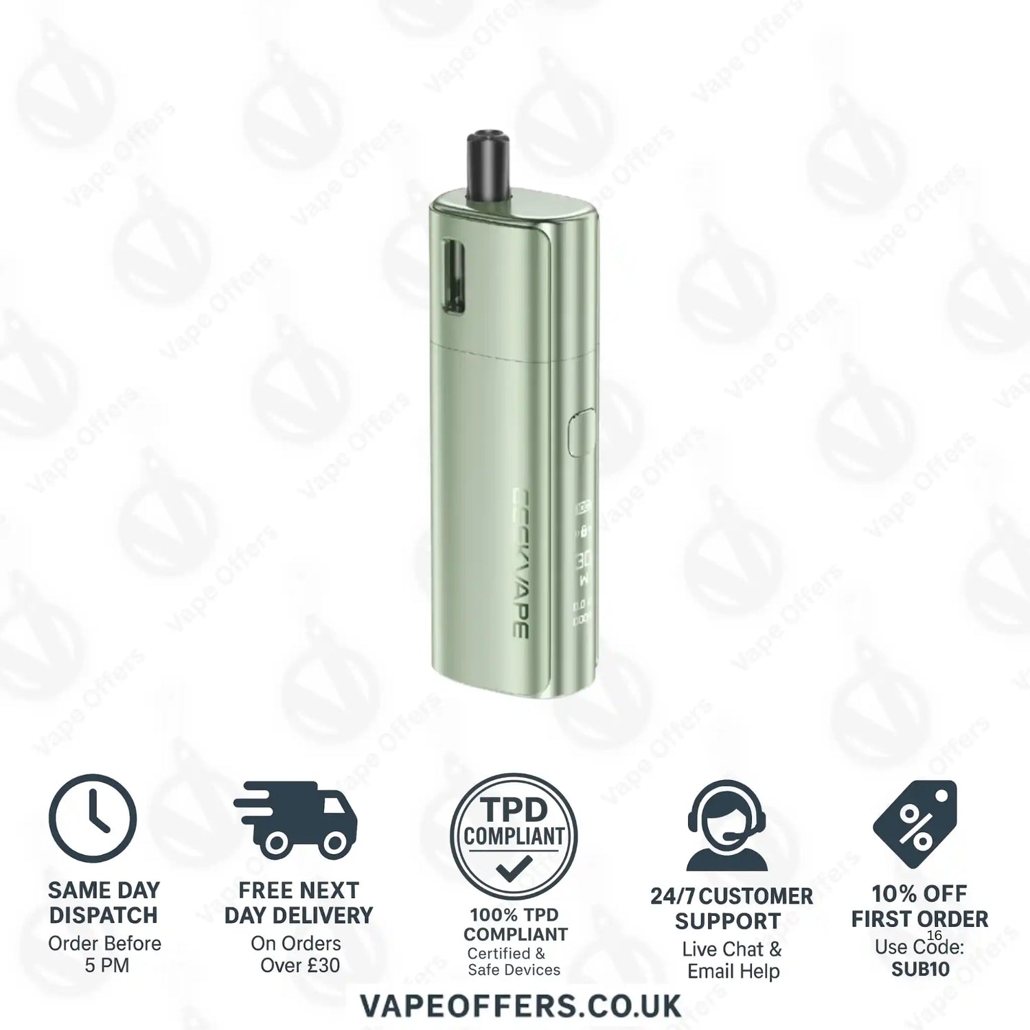 GeekVape Soul 2 Pod Vape Kit Olive Green