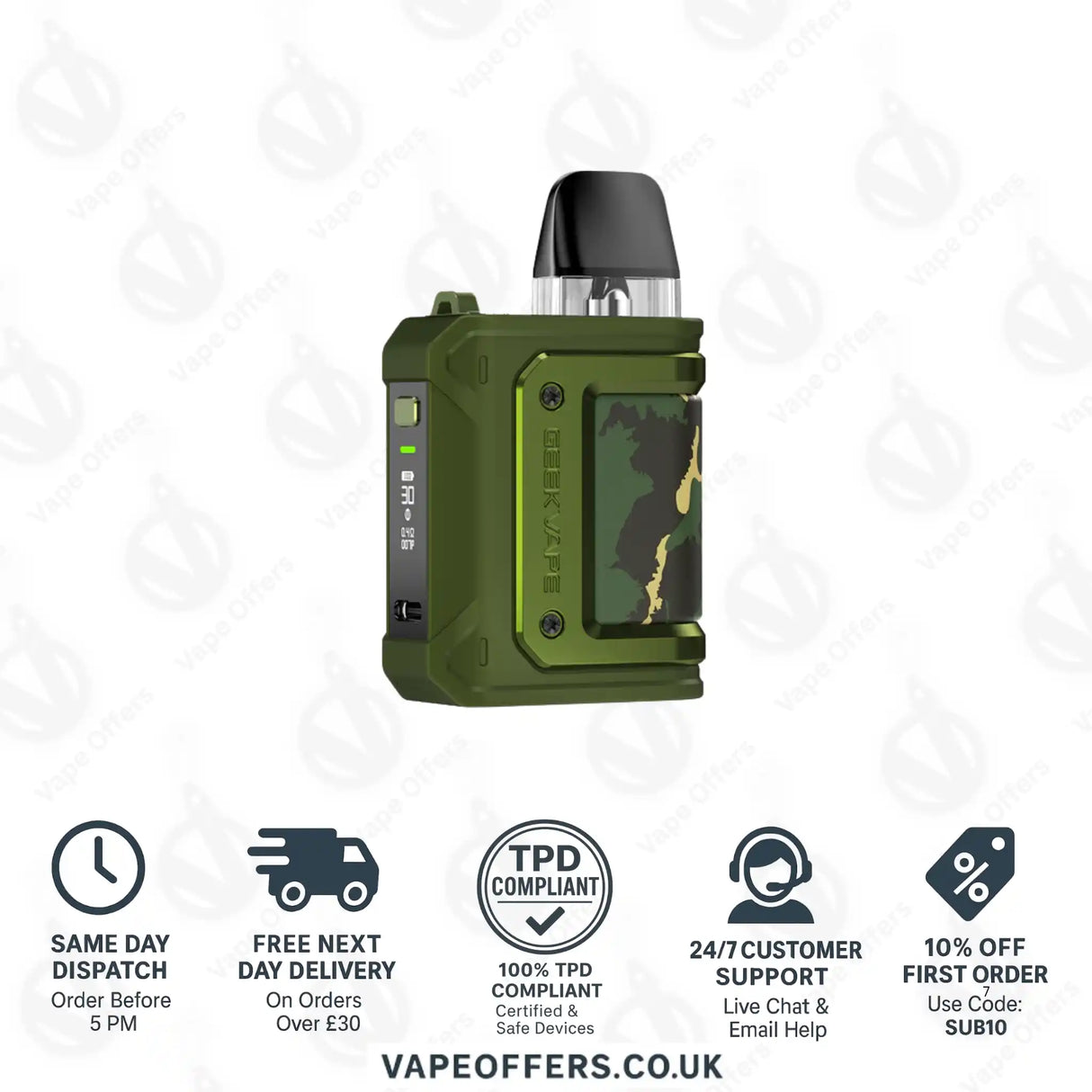Geekvape Aegis Hero Q Pod Kit Green