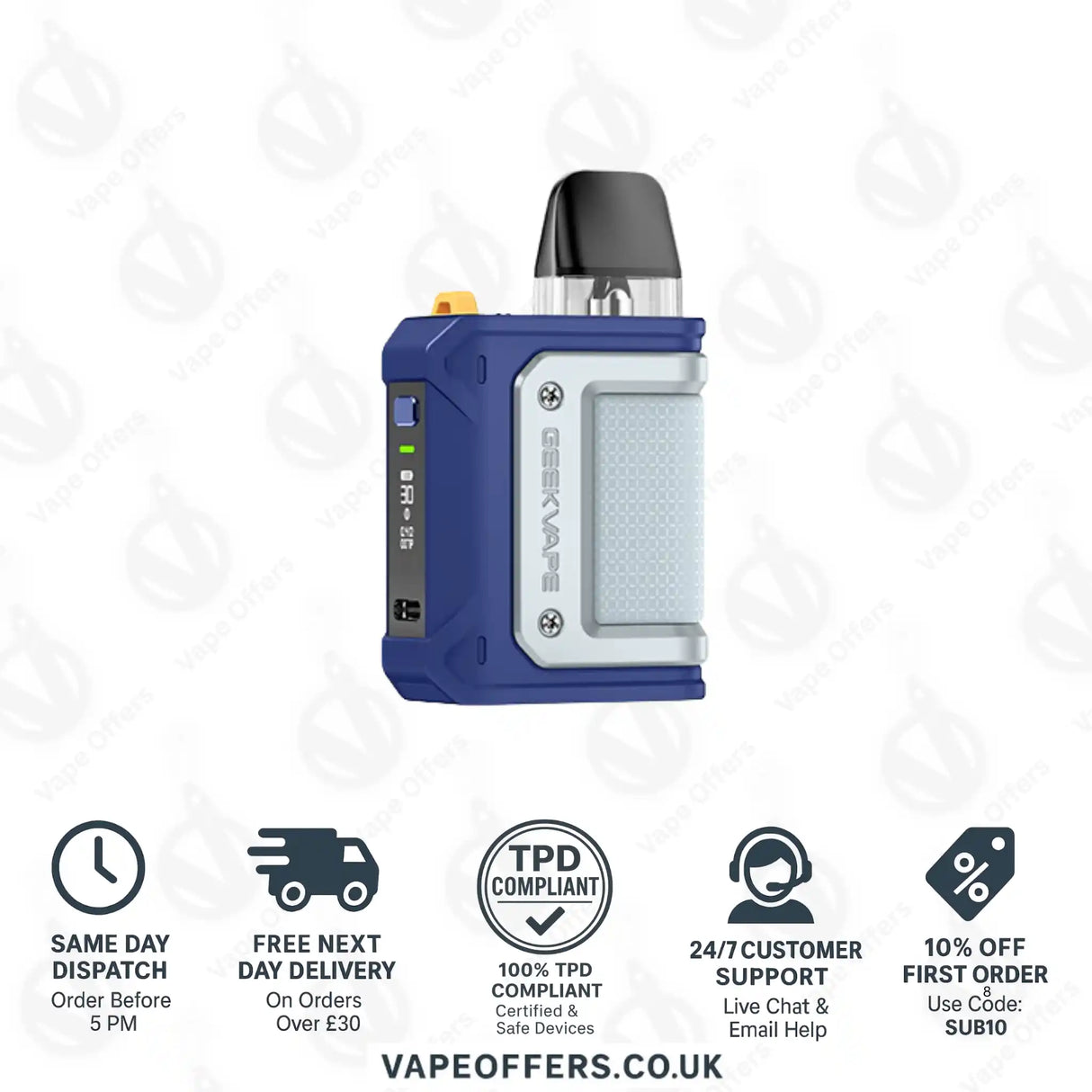 Geekvape Aegis Hero Q Pod Kit Ocean Blue