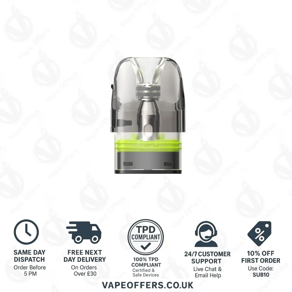 Geekvape Q Replacement Pod Cartridges 0.8ohm