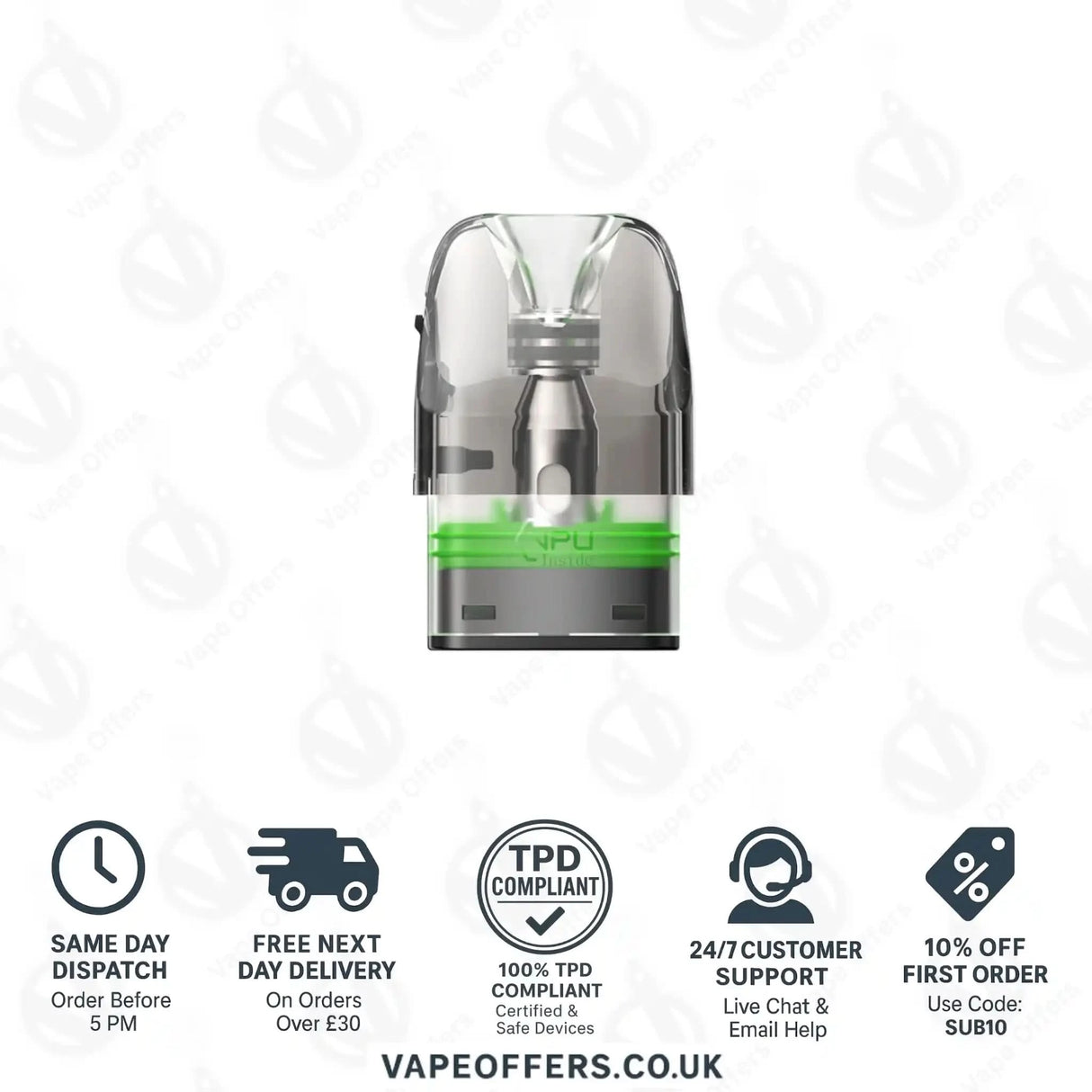 Geekvape Q Replacement Pod Cartridges 1.2ohm