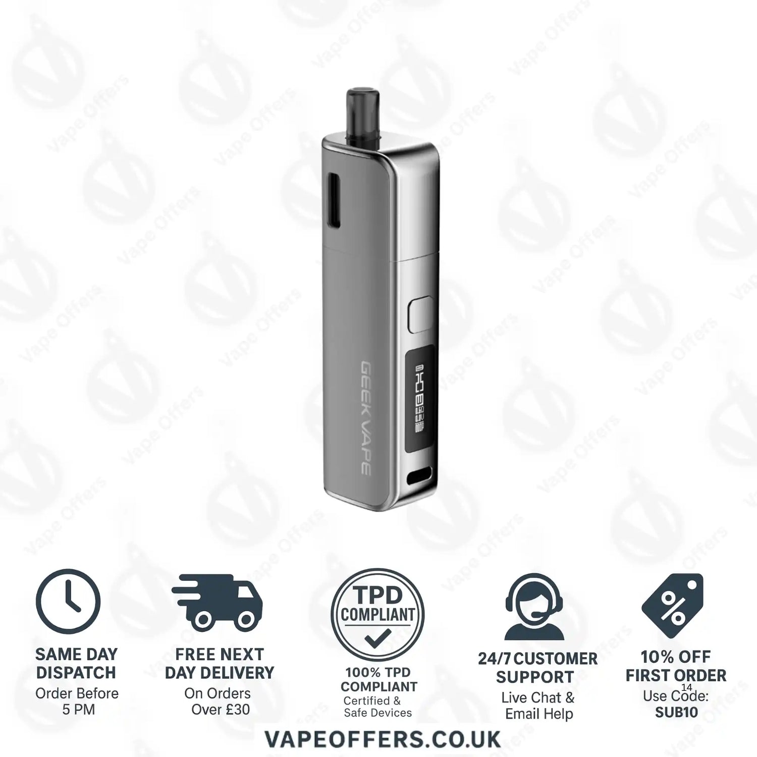 Geekvape Soul Pod Kit Gunmetal