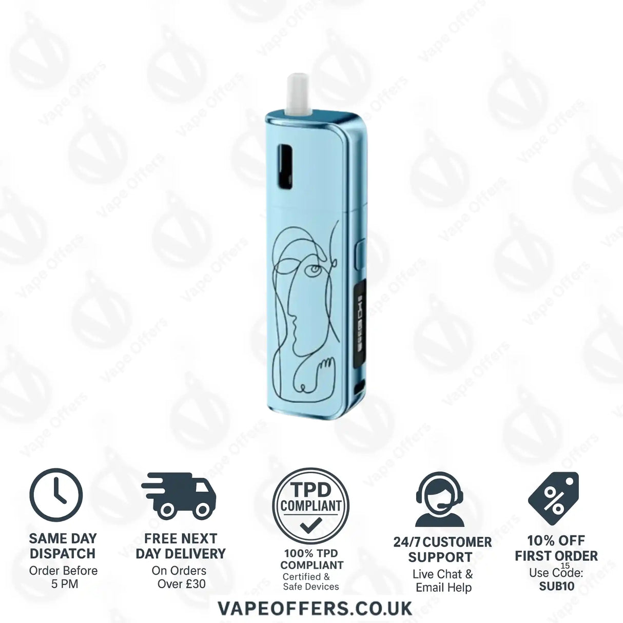 Geekvape Soul Pod Kit Lake Blue
