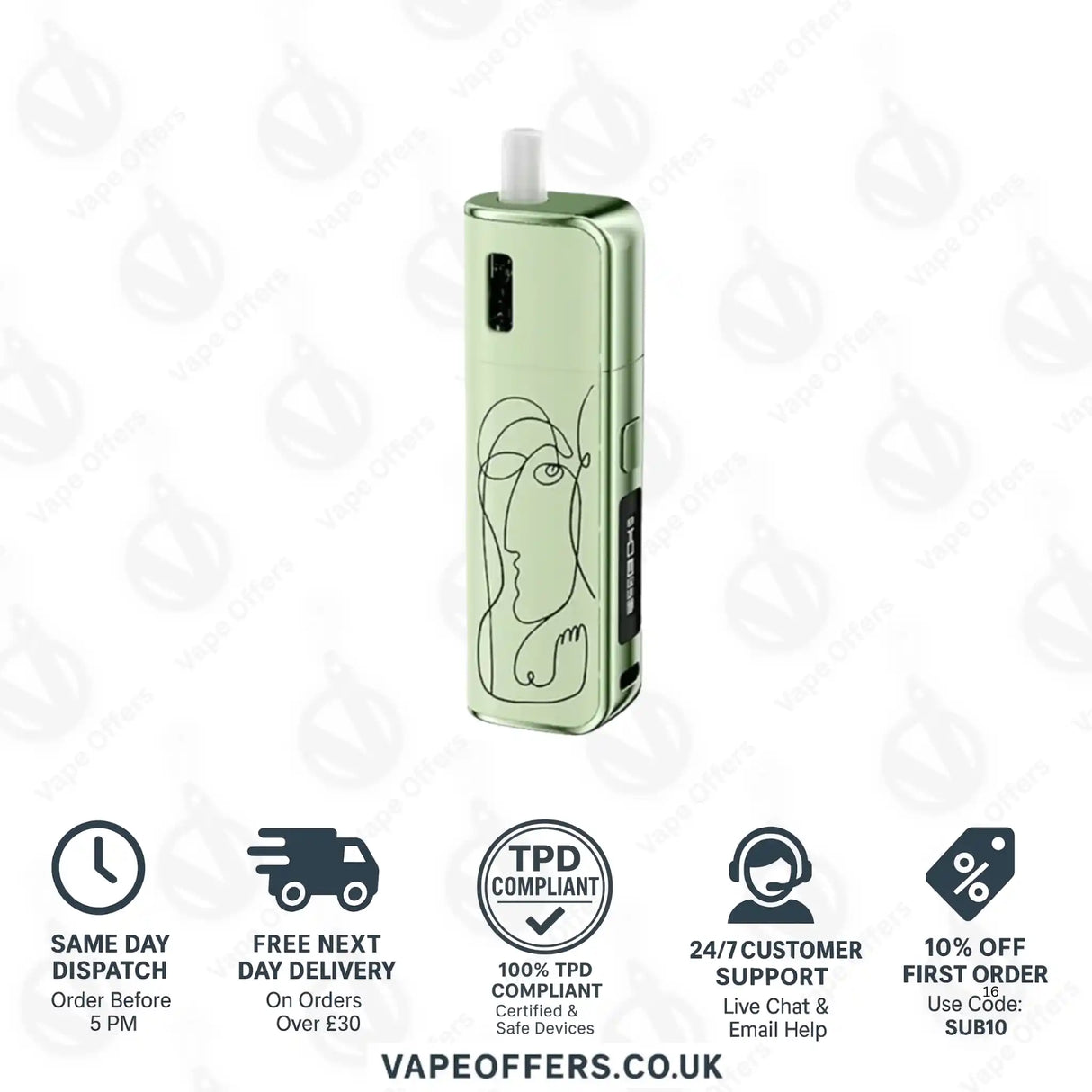 Geekvape Soul Pod Kit Olive Green