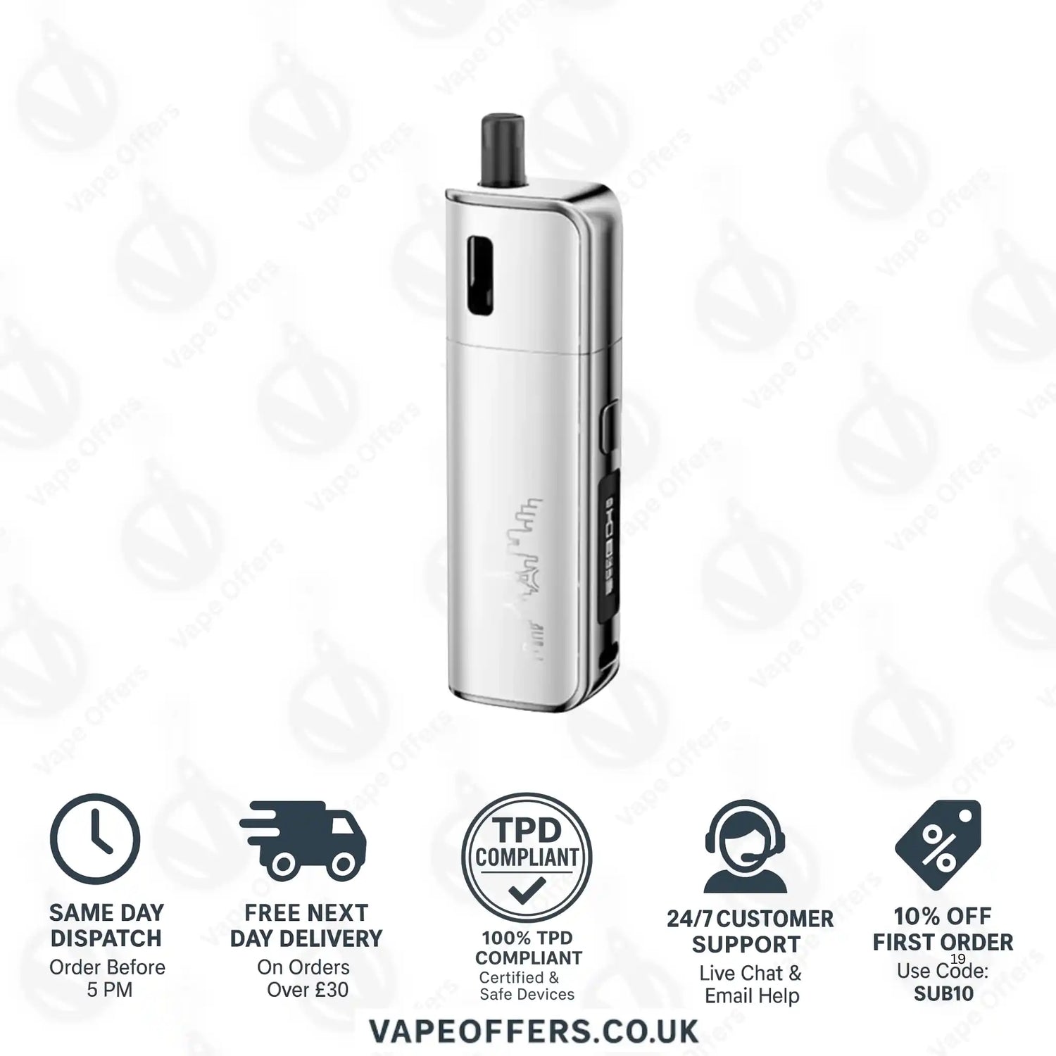 Geekvape Soul Pod Kit Versailles Silver