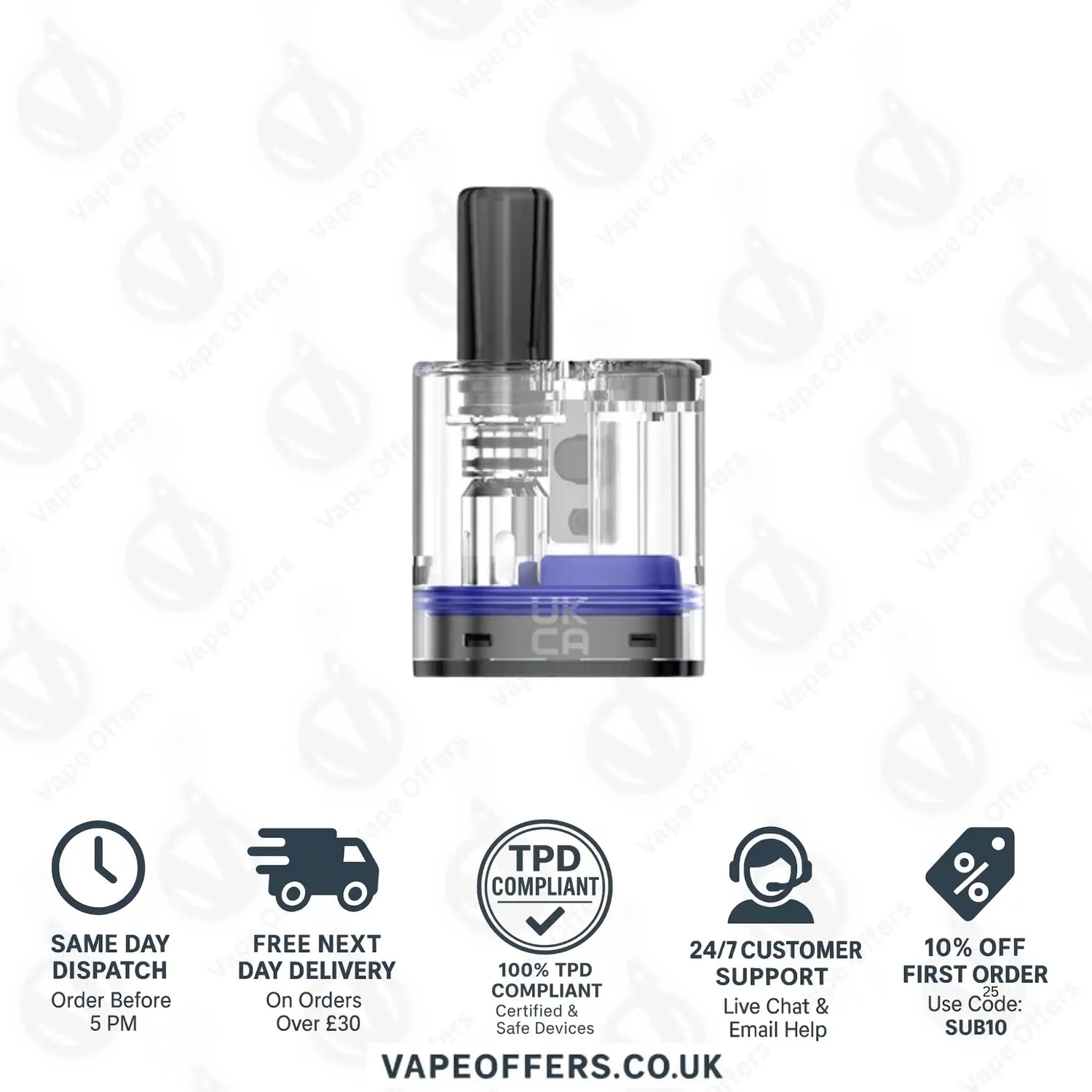 Geekvape Soul Replacement Cartridge Pods 1.0 ohm
