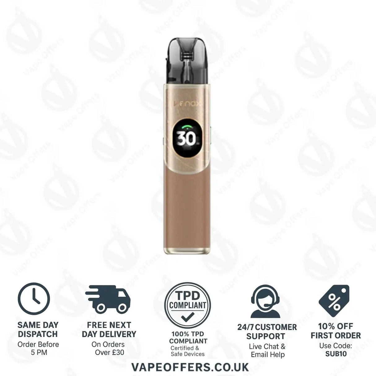 Geekvape Wenax Q2 Pod Kit Mocha Mousse