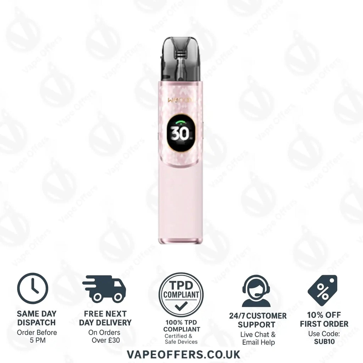 Geekvape Wenax Q2 Pod Kit Powder Pink