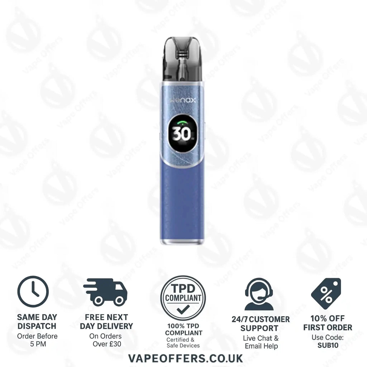 Geekvape Wenax Q2 Pod Kit Vinca Blue