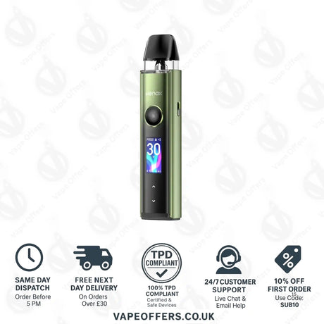 Geekvape Wenax Q Pro Pod Kit Aurora Green