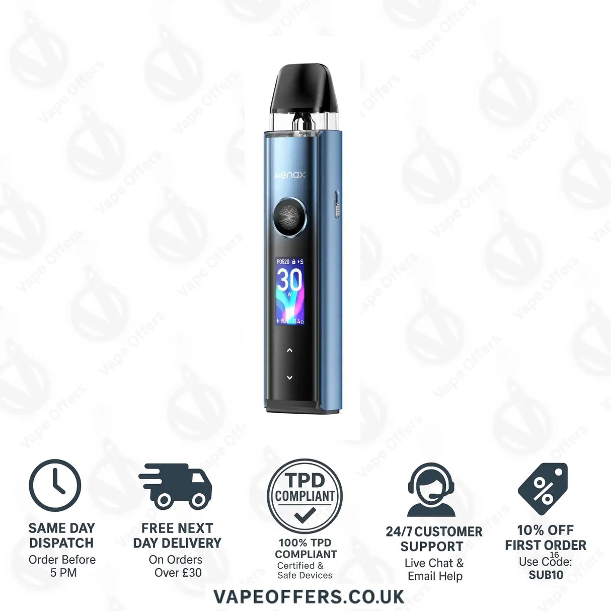 Geekvape Wenax Q Pro Pod Kit Azure Blue