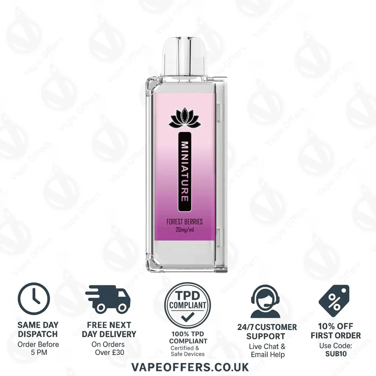 Hayati Miniature 600 Prefilled Pods Forest Berries