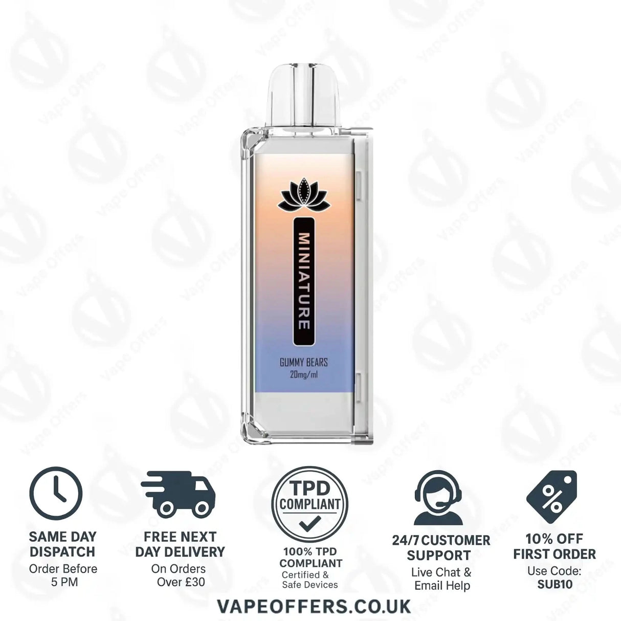 Hayati Miniature 600 Prefilled Pods Gummy Bears